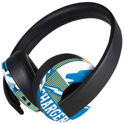 NFL Los Angeles Chargers Retro Logo PlayStation 4 Gold Wireless Headset Skin