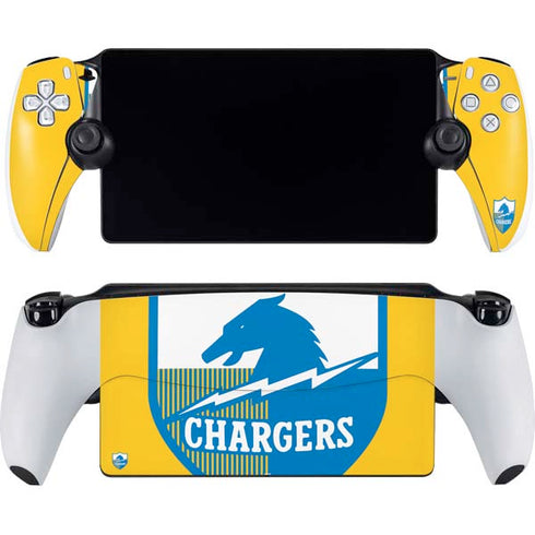 NFL Los Angeles Chargers Retro Logo PlayStation PS5 Skins