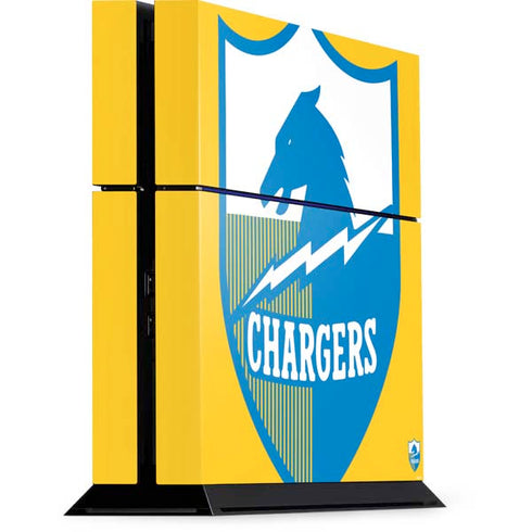 NFL Los Angeles Chargers Retro Logo PlayStation PS4 Skins