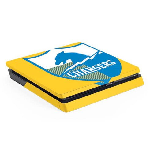 NFL Los Angeles Chargers Retro Logo PlayStation PS4 Skins