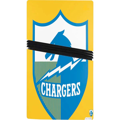 NFL Los Angeles Chargers Retro Logo PS5 Pro Bundle Skin