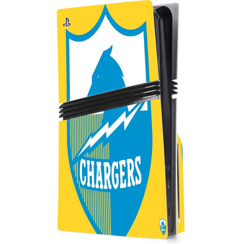 NFL Los Angeles Chargers Retro Logo PlayStation PS5 Skins