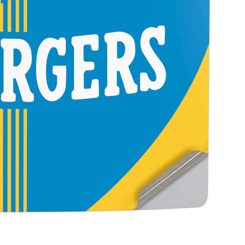 NFL Los Angeles Chargers Retro Logo PS5 Pro Disk Console Skin