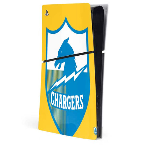 NFL Los Angeles Chargers Retro Logo PlayStation PS5 Skins