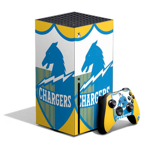 NFL Los Angeles Chargers Retro Logo Xbox Series X Skins