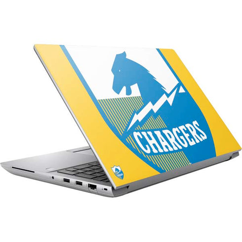 NFL Los Angeles Chargers Retro Logo HP ZBook Fury 16 G10 Skin