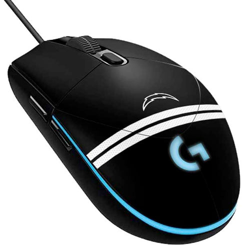 NFL Los Angeles Chargers Shutout G203 Prodigy RGB Wired Gaming Mouse Skin