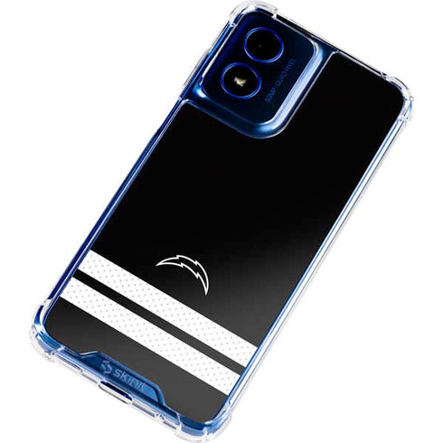 NFL Los Angeles Chargers Shutout Moto G 5G (2024) Clear Case