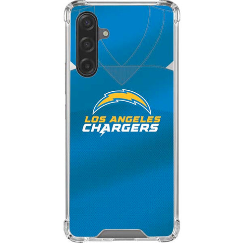 NFL Los Angeles Chargers Team Jersey Galaxy A17 Clear Case