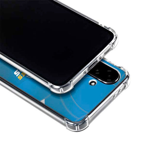 NFL Los Angeles Chargers Team Jersey Galaxy A36 5G Clear Case