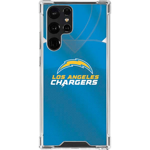 NFL Los Angeles Chargers Team Jersey Galaxy S23 Ultra Clear Case