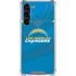 NFL Los Angeles Chargers Team Jersey Galaxy S24 FE Clear Case