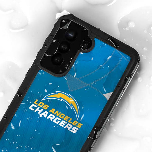 NFL Los Angeles Chargers Team Jersey Galaxy S24 Plus Waterproof Case