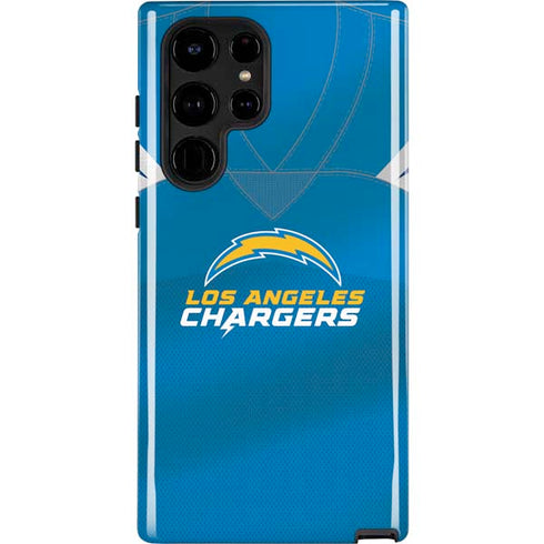 NFL Los Angeles Chargers Team Jersey Galaxy S25 Ultra Impact Case
