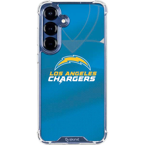 NFL Los Angeles Chargers Team Jersey Galaxy S25 Clear Case