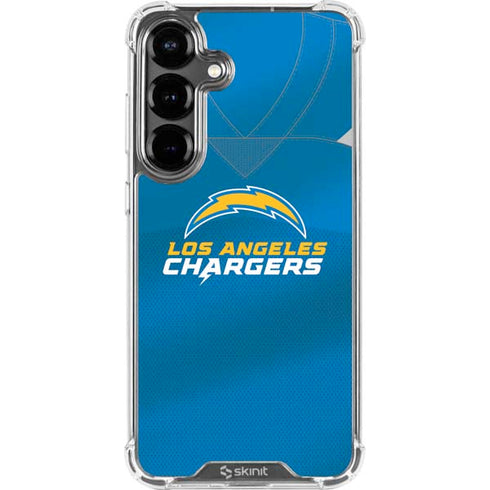 NFL Los Angeles Chargers Team Jersey Galaxy S26 Plus Clear Case