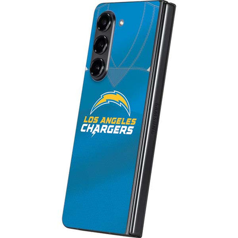 NFL Los Angeles Chargers Team Jersey Galaxy Z Fold5 5G Skin