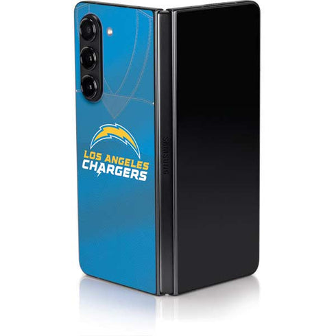 NFL Los Angeles Chargers Team Jersey Galaxy Z Fold5 5G Skin