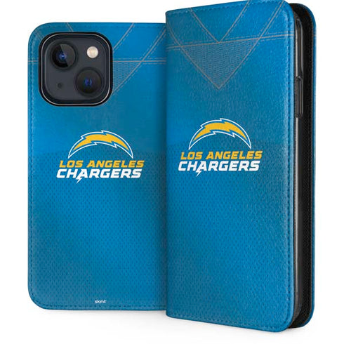 NFL Los Angeles Chargers Team Jersey iPhone 15 Folio Case