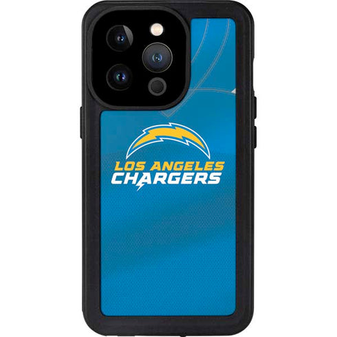 NFL Los Angeles Chargers Team Jersey iPhone 15 Pro Waterproof Case
