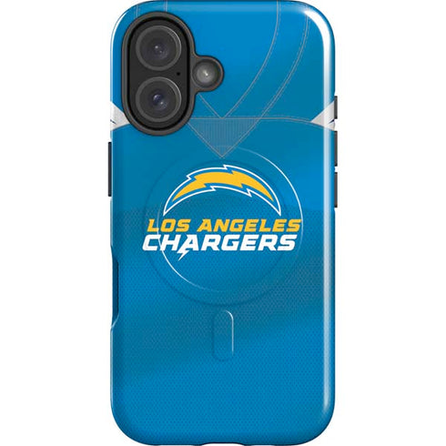 NFL Los Angeles Chargers Team Jersey iPhone 16 Plus Magsafe Impact Case