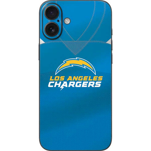 NFL Los Angeles Chargers Team Jersey iPhone 16 Plus Skin