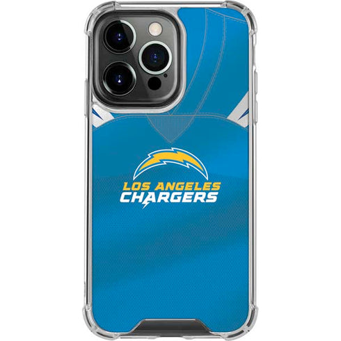 NFL Los Angeles Chargers Team Jersey iPhone 16 Pro Clear Case