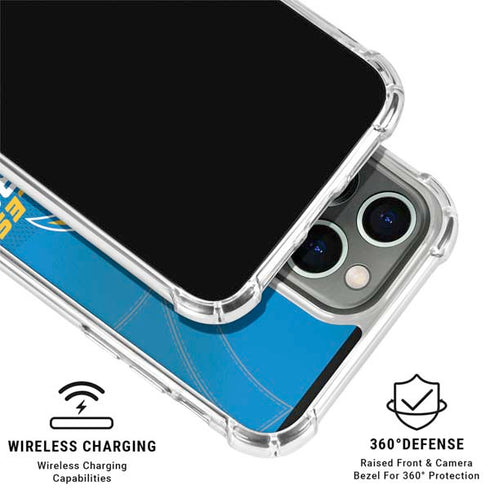 NFL Los Angeles Chargers Team Jersey iPhone 16 Pro Max Clear Case