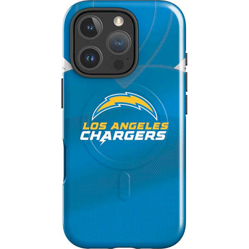 NFL Los Angeles Chargers Team Jersey iPhone 16 Pro Max Magsafe Impact Case