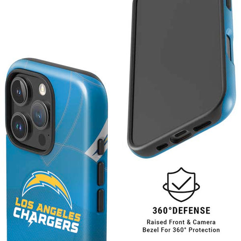 NFL Los Angeles Chargers Team Jersey iPhone 16 Pro Max Magsafe Impact Case