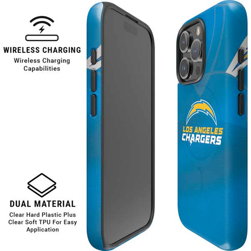 NFL Los Angeles Chargers Team Jersey iPhone 16 Pro Max Magsafe Impact Case