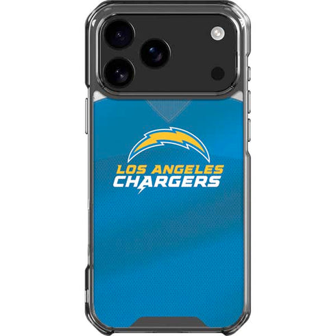 NFL Los Angeles Chargers Team Jersey iPhone 18 Pro Max Clear Case