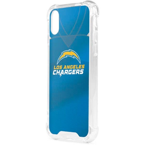 NFL Los Angeles Chargers Team Jersey iPhone XS Clear Case