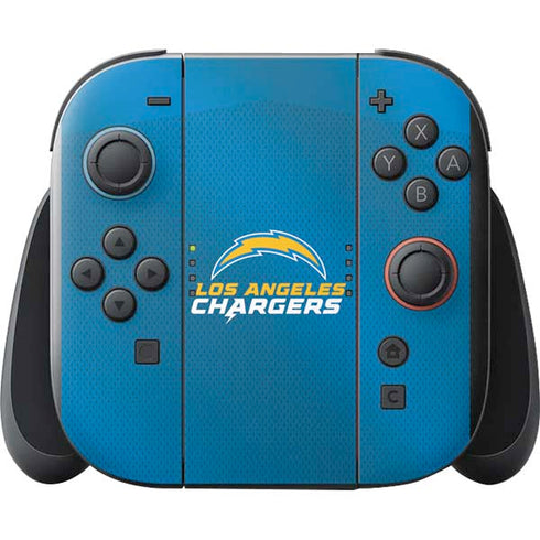 NFL Los Angeles Chargers Team Jersey Nintendo Switch 2 (2025) with Joy-Con Skin