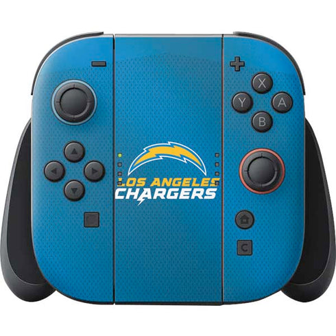 NFL Los Angeles Chargers Team Jersey Nintendo Switch 2 (2025) Joy-Con Controller Skin