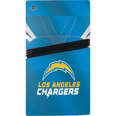 NFL Los Angeles Chargers Team Jersey PS5 Pro Console Skin