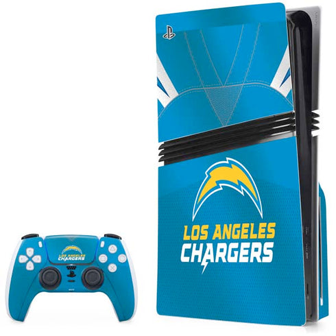 NFL Los Angeles Chargers Team Jersey PlayStation PS5 Skins