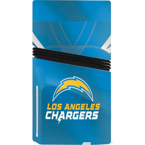 NFL Los Angeles Chargers Team Jersey PS5 Pro Disk Console Skin