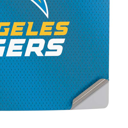 NFL Los Angeles Chargers Team Jersey PS5 Pro Disk Console Skin