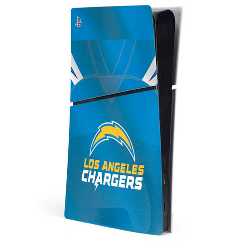 NFL Los Angeles Chargers Team Jersey PS5 Slim Digital Edition Console Skin
