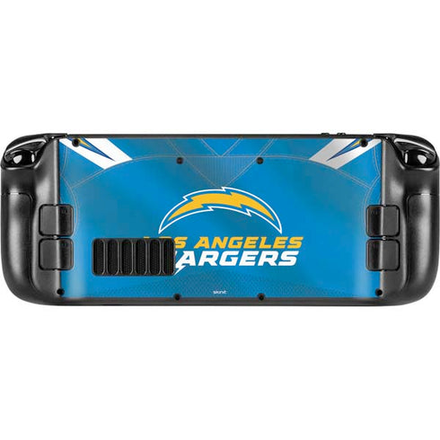 NFL Los Angeles Chargers Team Jersey Steam Deck Handheld Gaming Computer Skin