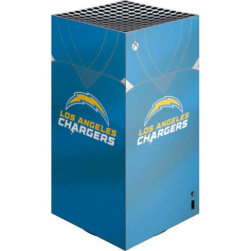 NFL Los Angeles Chargers Team Jersey XBox Series X Digital Edition Console Skin