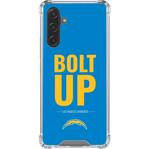 NFL Los Angeles Chargers Team Motto Galaxy A17 Clear Case