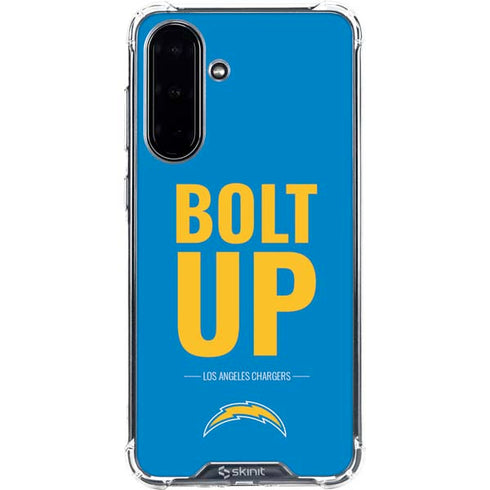 NFL Los Angeles Chargers Team Motto Galaxy A36 5G Clear Case
