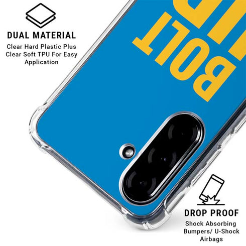 NFL Los Angeles Chargers Team Motto Galaxy A36 5G Clear Case