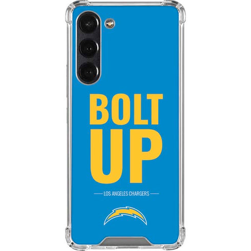 NFL Los Angeles Chargers Team Motto Galaxy S24 FE Clear Case