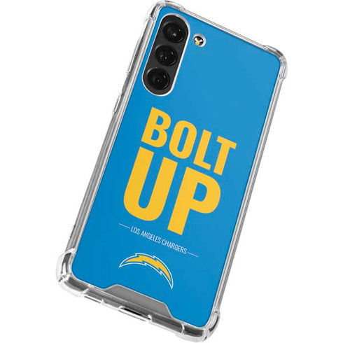 NFL Los Angeles Chargers Team Motto Galaxy S24 FE Clear Case