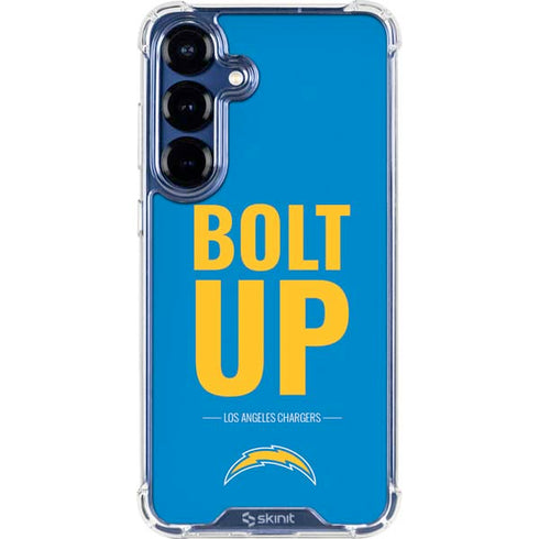 NFL Los Angeles Chargers Team Motto Galaxy S25 Plus Clear Case