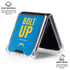 NFL Los Angeles Chargers Team Motto Galaxy Z Flip6 Clear Case