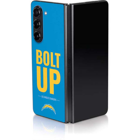 NFL Los Angeles Chargers Team Motto Galaxy Z Fold5 5G Skin